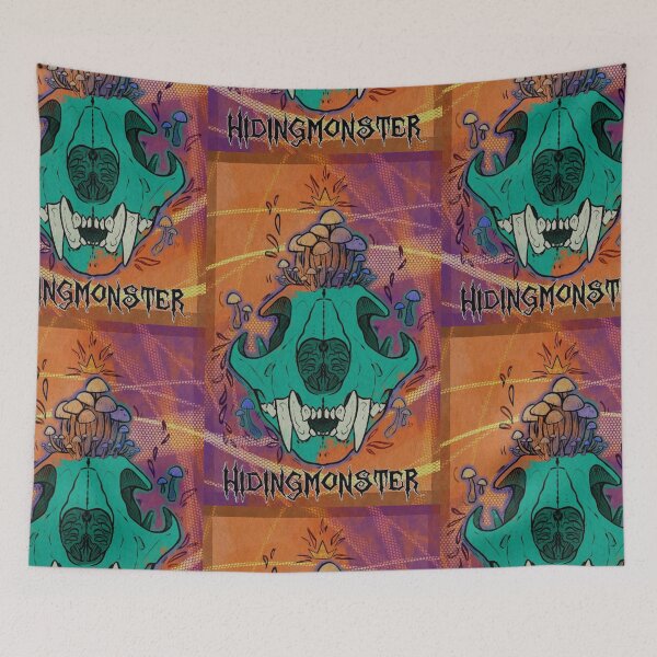 Item preview, Mushroom Catskull designed and sold by HidingMonster.