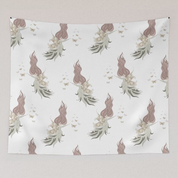 Item preview, Fairy & Butterflies Whimsical Nursery Decor, Baby Shower Gift, Girls Bedroom designed and sold by AB-DesignStudio.