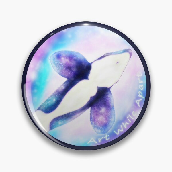 Item preview, Art Whale Apart (Navy Border) by Chel designed and sold by ArtWhileApart.