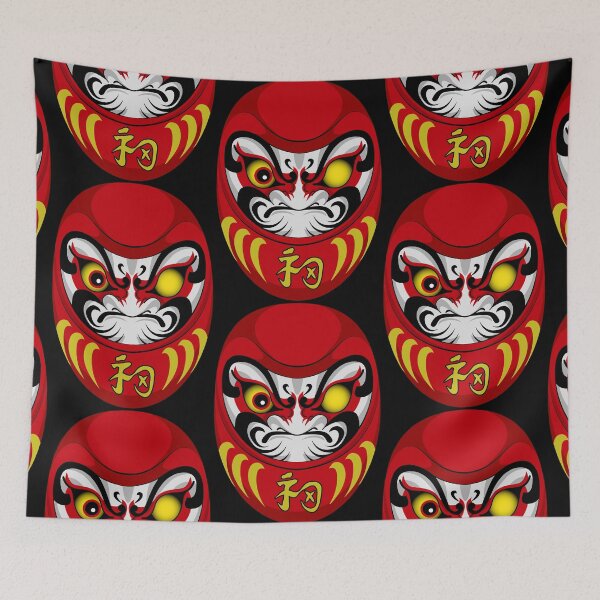 Item preview, daruma monk designed and sold by cat poe.