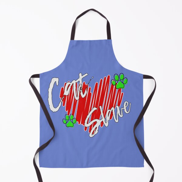 Item preview, cat slave with red heart designed and sold by plastic2021.