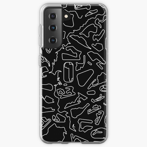 Race Tracks to Scale - Plain Layouts (Inverted) Samsung Galaxy Soft Case