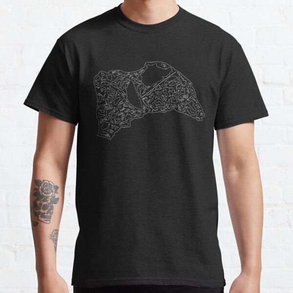 Race Tracks to Scale - Plain Layouts (Inverted) Classic T-Shirt