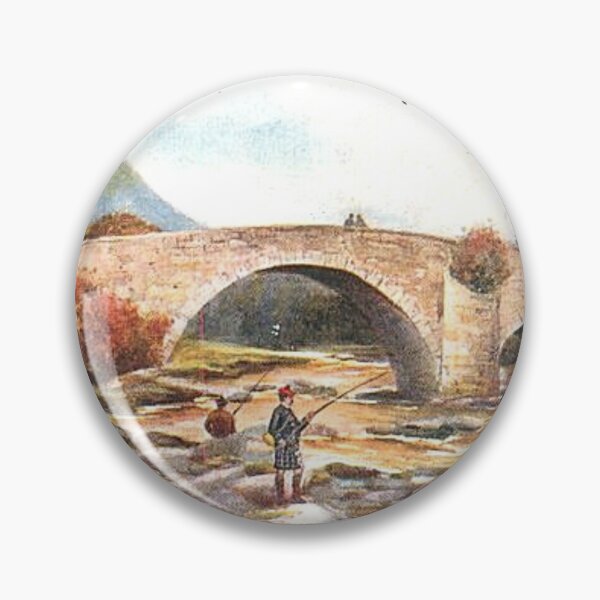 Item preview, Vintage Illustration of Invercauld Bridge, River Dee designed and sold by yourscotland.