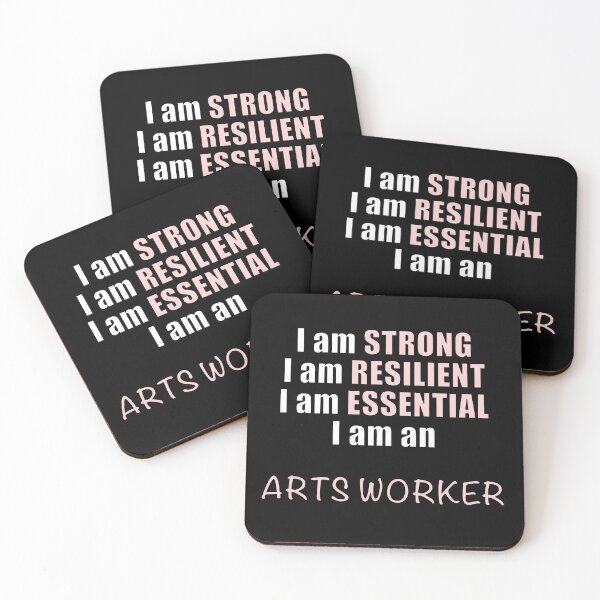 Item preview, Strong, Resilient, Essential Arts Worker designed and sold by NadyaCC.