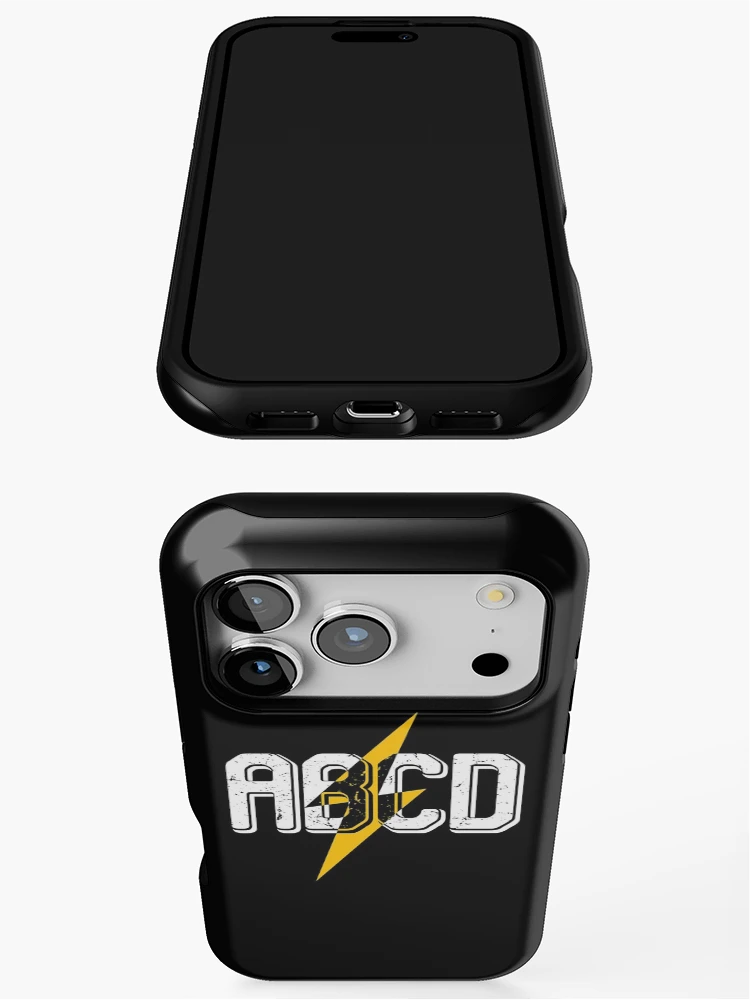 Thumbnail 3 of 4, iPhone Case, ABCD ROCK, ABCD ROCK T-Shirt, ABCD ROCK Sticker designed and sold by DukeSTaurus.