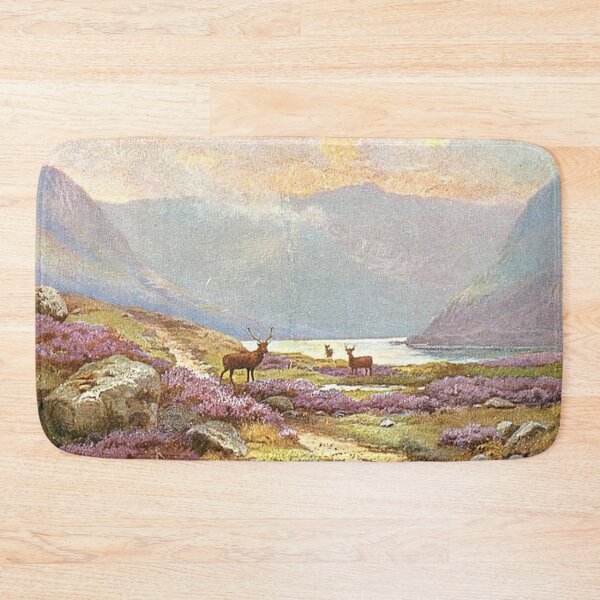 Item preview, Vintage Illustration of Loch Muick, Aberdeenshire designed and sold by yourscotland.