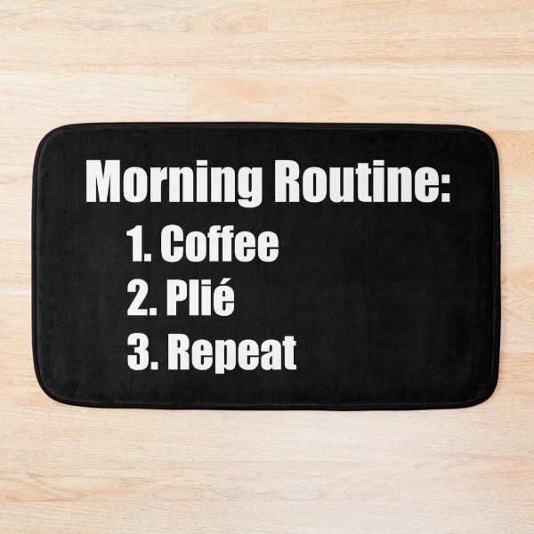 Item preview, Ballet Morning Routine with Coffee designed and sold by NadyaCC.