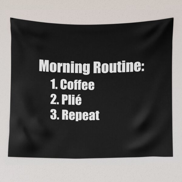 Item preview, Ballet Morning Routine with Coffee designed and sold by NadyaCC.