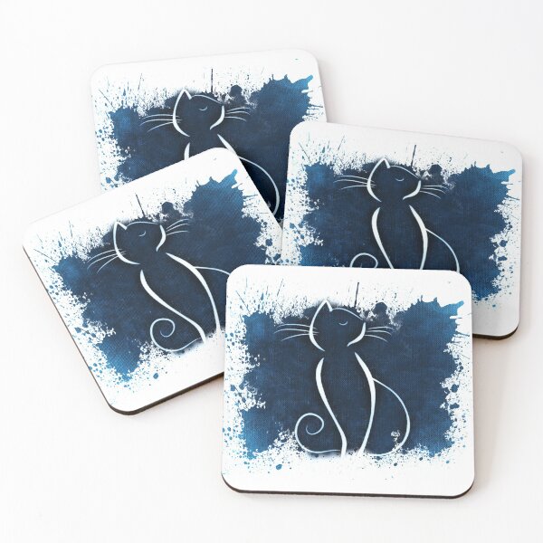 Item preview, Sexy Kitty kitten Watercolor | Cute Kitty kitten Splash Watercolor designed and sold by PhotoPrise.