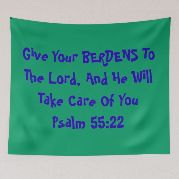 Item preview, Psalm 55:22 designed and sold by atroffire.