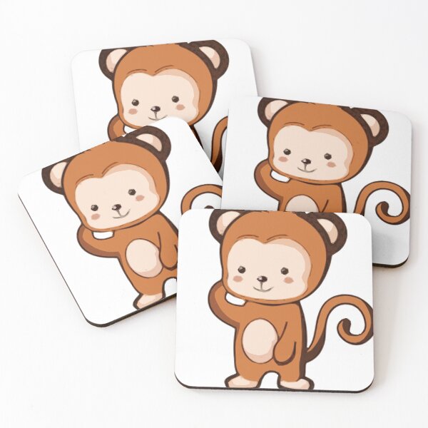 Item preview, cute cartoon monkey design designed and sold by Sarani Rashmila Malchani.