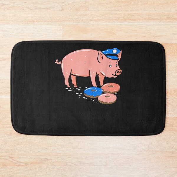 Item preview, Pig Cop Funny Police Officer Doughnut Gift designed and sold by karuthieca.