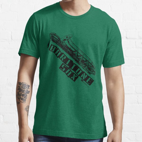 Label Me A Baritone Saxophone (Black Lettering) Essential T-Shirt
