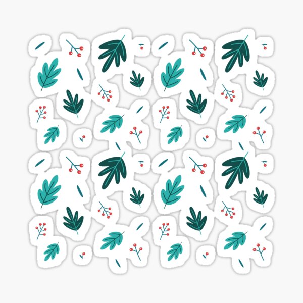 "Leaves Design " Sticker by peo-desing | Redbubble