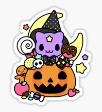 Trick or Treat Kitty Sticker