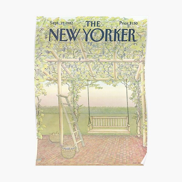 Jardin du parc new-yorkais Poster