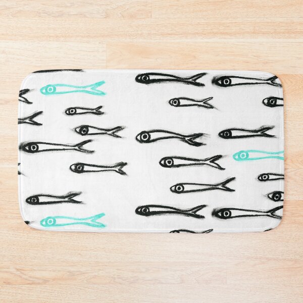 Item preview, School of skinny fish with non-conformist III/IV (cut-out) designed and sold by FJBourne.