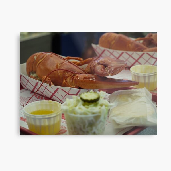 Maine Lobster Dinner at The Lobster Shack Metal Print