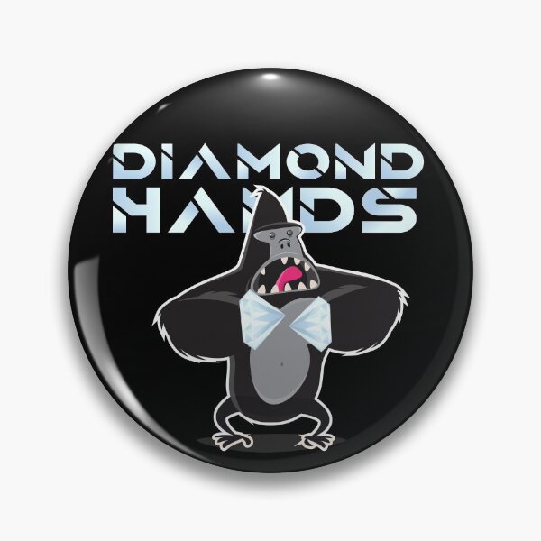 Artikelvorschau, Diamond Hands Ape Grafik entworfen und verkauft von ReRevolution.