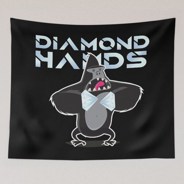 Item preview, Diamond Hands Ape Graphic designed and sold by ReRevolution.
