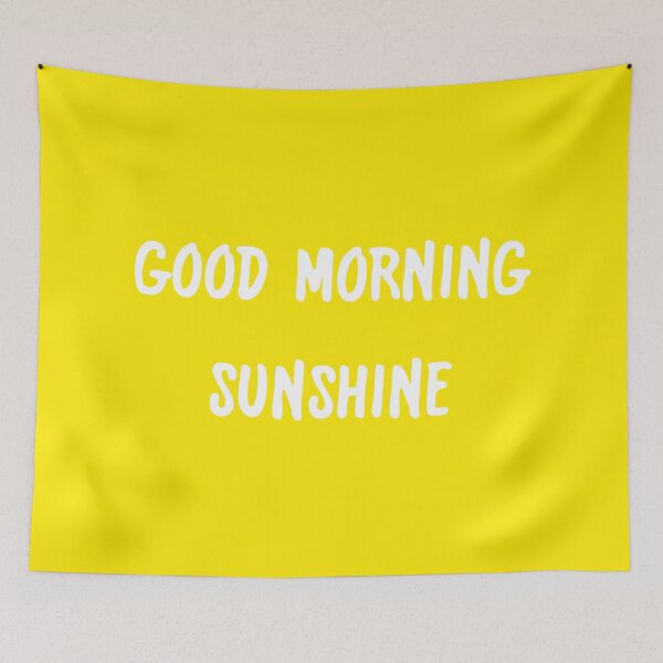 Item preview, "Good Morning Sunshine" Yellow and White designed and sold by peculiarlime.