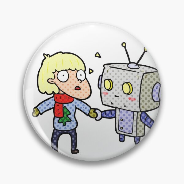 Item preview, I Am Friends With A Robot designed and sold by cutecosmos.