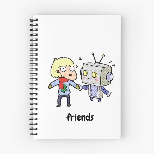 Item preview, I Am Friends With A Robot designed and sold by cutecosmos.