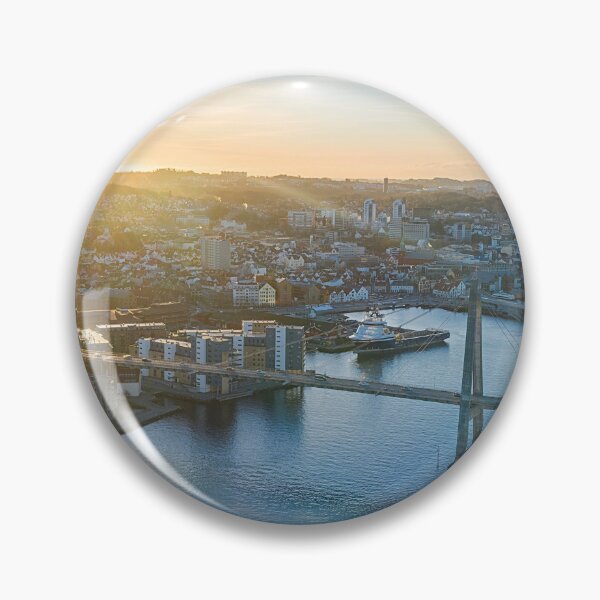 Item preview, Sunset in Stavanger Bridge Norway HDR designed and sold by Trendy Merch 90.