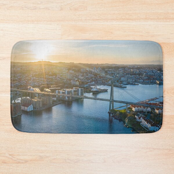 Item preview, Sunset in Stavanger Bridge Norway HDR designed and sold by Trendy Merch 90.