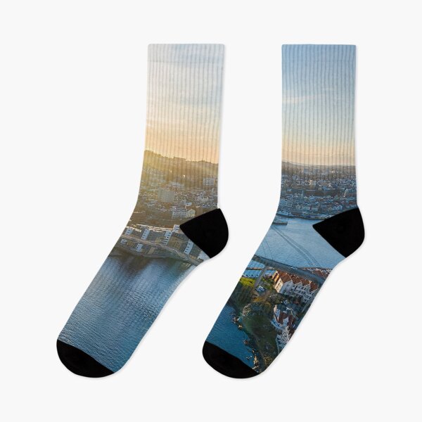Item preview, Sunset in Stavanger Bridge Norway HDR designed and sold by Trendy Merch 90.