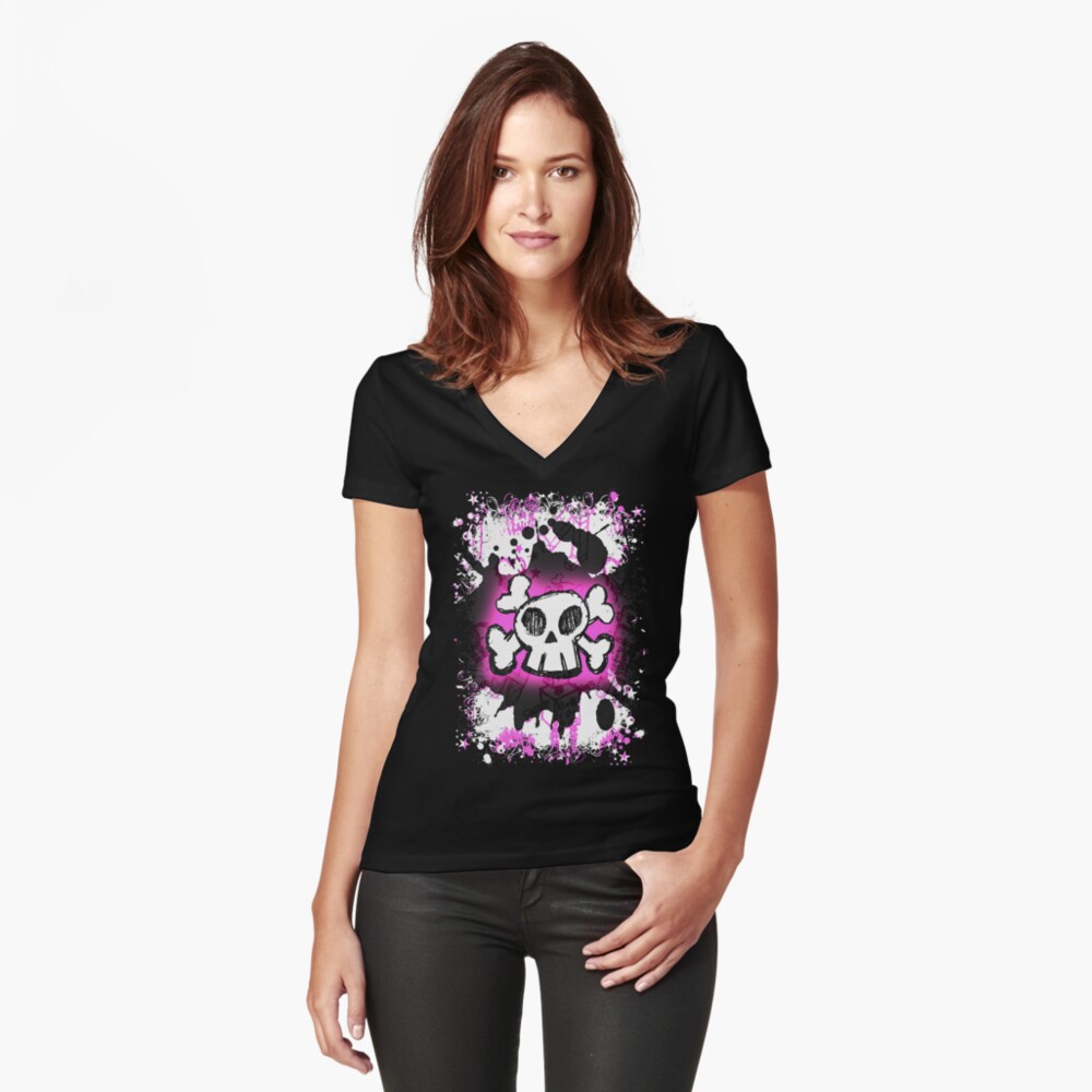 Item preview, Fitted V-Neck T-Shirt designed and sold by RoseanneJones.