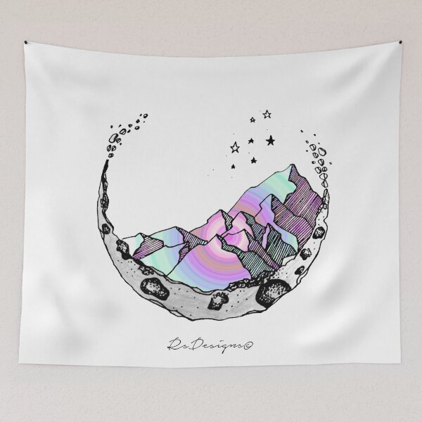 Item preview, Moonscape Pastel designed and sold by rsteesndesigns.