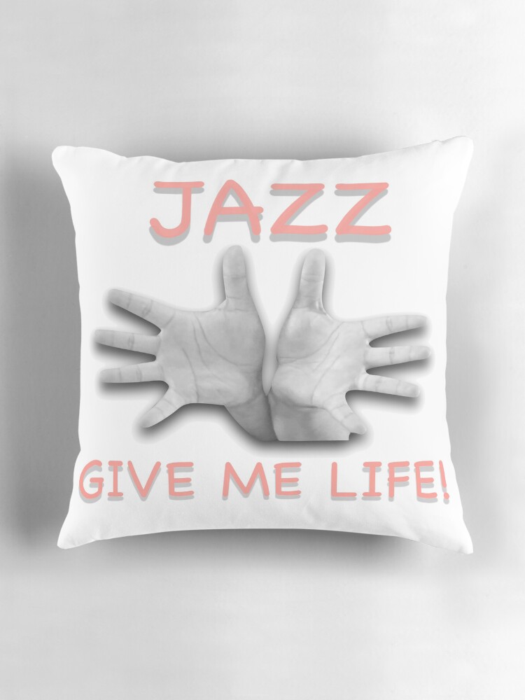 Thumbnail 3 of 4, Pillow, Jazz Hands Give Me Life designed and sold by SOLDANCE.