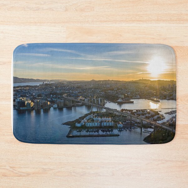 Item preview, Sunset in Stavanger Bridge Norway HDR designed and sold by Trendy Merch 90.