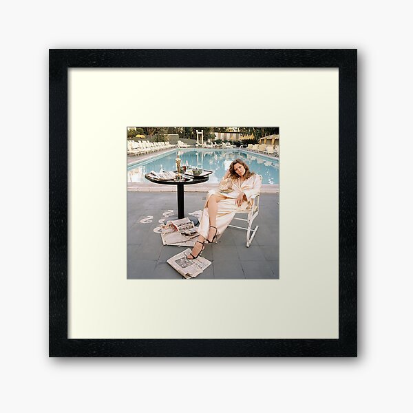 faye dunaway terry o neill Framed Art Print