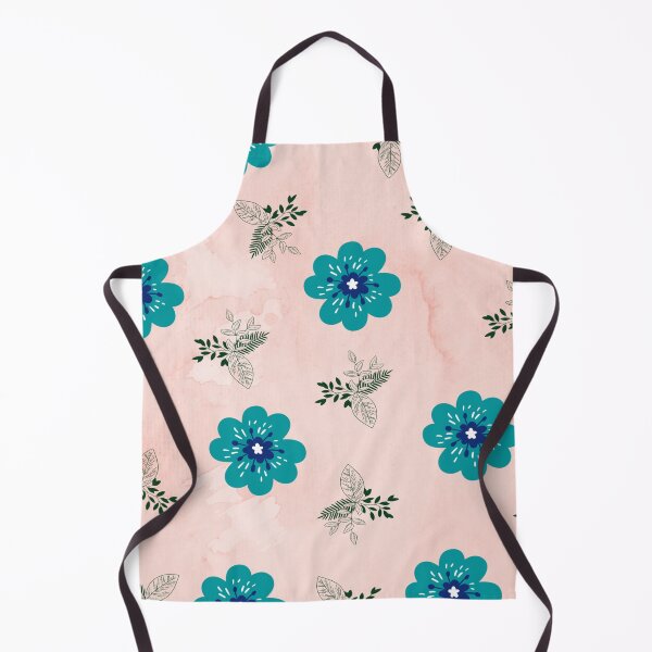 Item preview, blueish flowers designed and sold by Mohini Sawant.