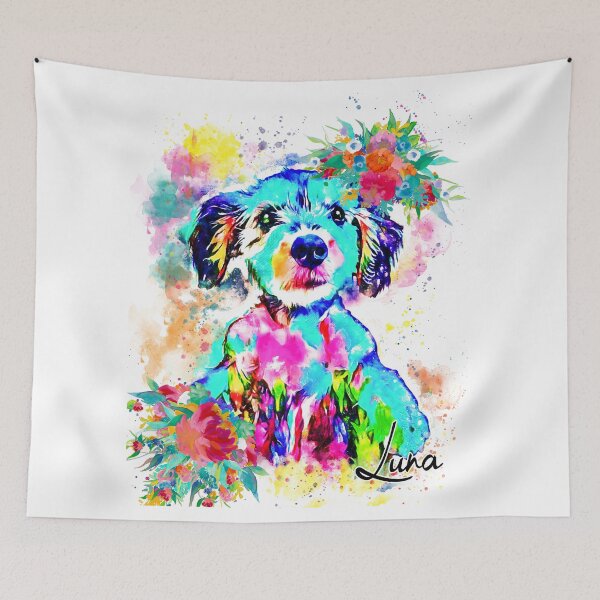 Item preview, Custom dog portrait  designed and sold by Nora Gad.