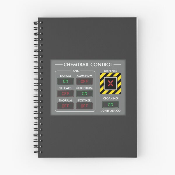 Item preview, Chemtrail Control Panel Cockpit Decal designed and sold by LightflyerCo.