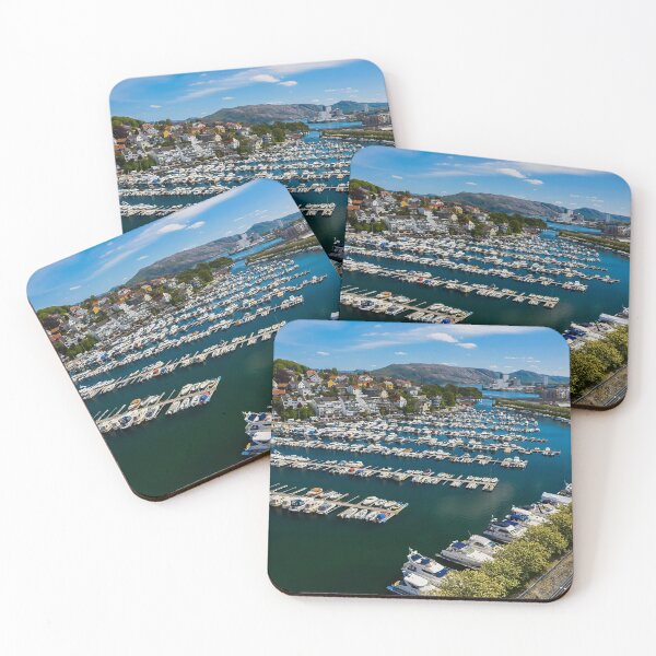 Item preview, Beutiful Quay with Boats In Stavanger, paradis brygge stavanger designed and sold by Trendy Merch 90.