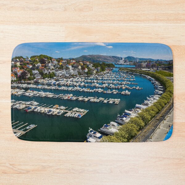 Item preview, Beutiful Quay with Boats In Stavanger, paradis brygge stavanger designed and sold by Trendy Merch 90.