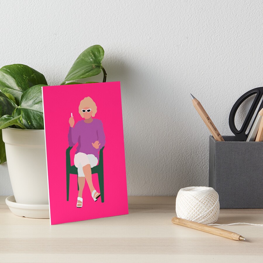 "Kath And Kim Sticker" Art Board Print For Sale By Ellbaxt | Redbubble