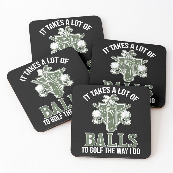 Item preview, It Takes A Lot Of Balls To Swing Golfing Course Sports Golf  designed and sold by tashiav.