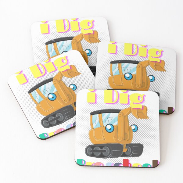Item preview, I Dig Preschool , Pre school Excavator Design Kids Gift for Boys & Girls Ready to crush preschool designed and sold by wanasak.
