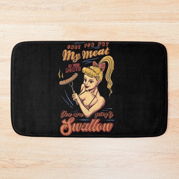 Item preview, once you put my meat on your mouth designed and sold by YogaAriesta.