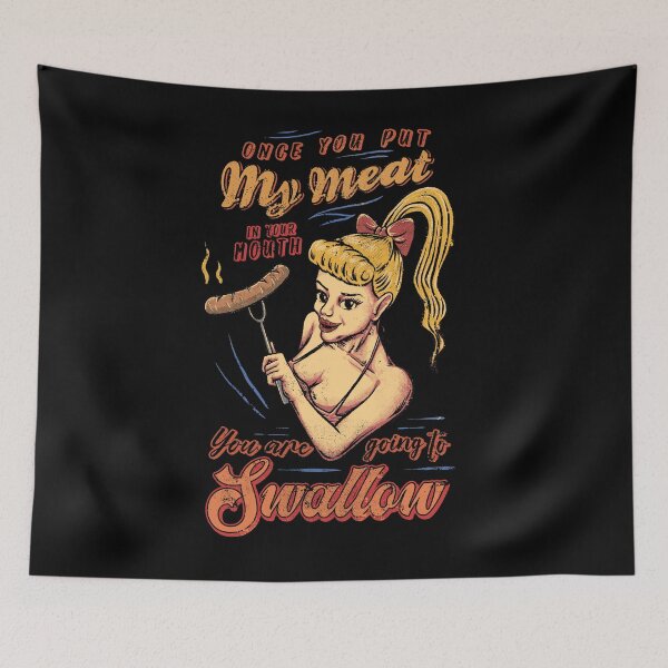 Item preview, once you put my meat on your mouth designed and sold by YogaAriesta.