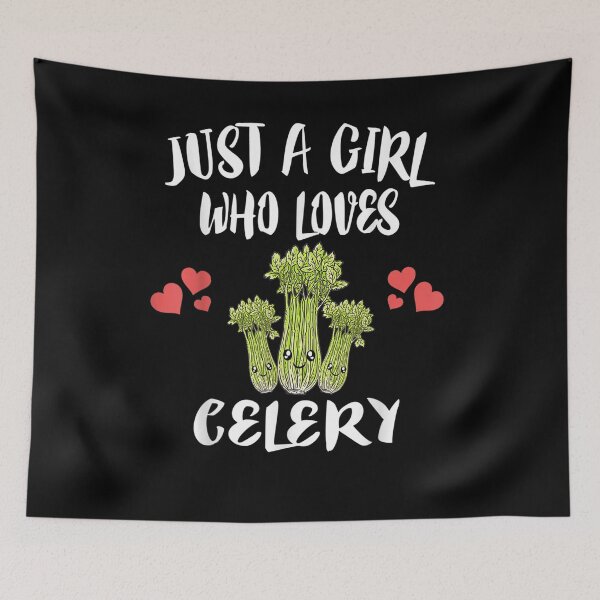 Item preview, Just A Girl Who Loves Celery Vegetables  designed and sold by tashiav.
