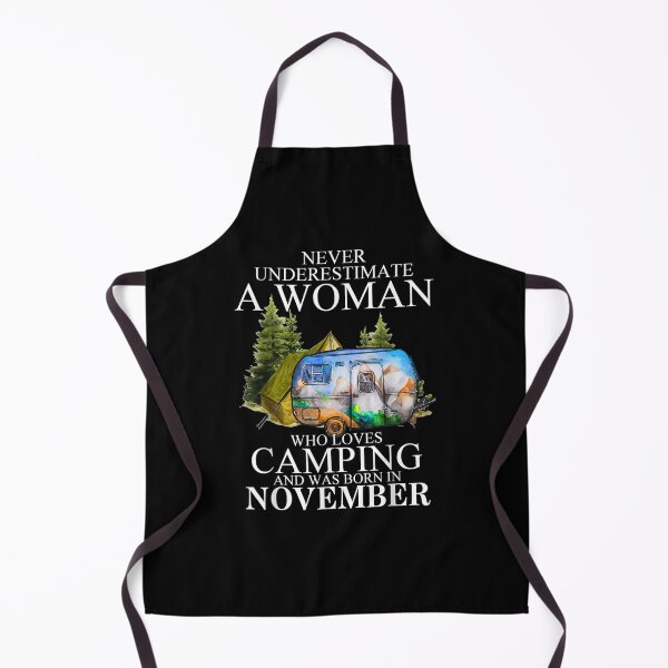 Item preview, A Woman Who Loves Camping And Was Born In November designed and sold by tashiav.