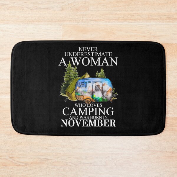 Item preview, A Woman Who Loves Camping And Was Born In November  designed and sold by tashiav.