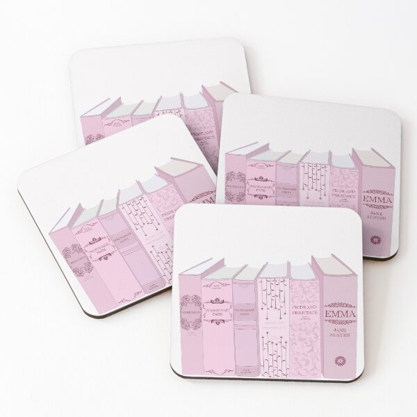 Item preview, Jane Austen,  Novels in Pink designed and sold by MissBennett.
